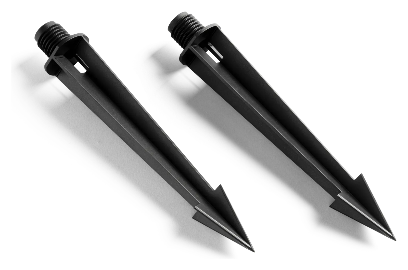 Two LS-400 ground stakes